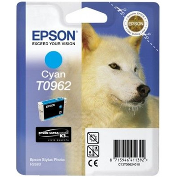 Epson T0962 cartouche d'encre cyan (Original) 11,7 ml Encres et toners
