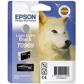 Epson T0969 cartouche d'encre licht noir clair (Original) 11,7 ml Encres et toners