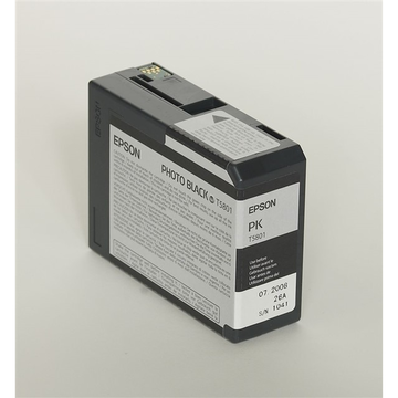 Epson T5801 cartouche d'encre photo noir (Original) 84,1 ml Encres et toners