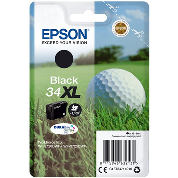 Epson 34XL (T3471) cartouche d'encre noir haute volume (Original) Encres et toners