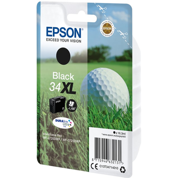Epson 34XL (T3471) cartouche d'encre noir haute volume (Original) Encres et toners