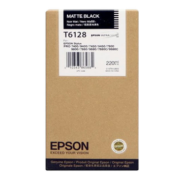 Epson T6128 cartouche d'encre noir mat haute volume (Original) 235,6 ml Encres et toners