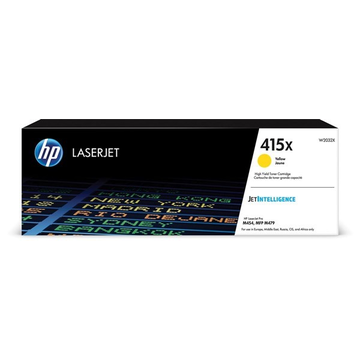 HP 415X (W2032X) toner jaune haute volume (Original) Encres et toners