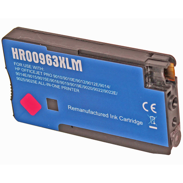 Compatible HP 963XL (3JA28AE) cartouche d'encre magenta grand volume (Compatible) 25 ml. Encres et toners