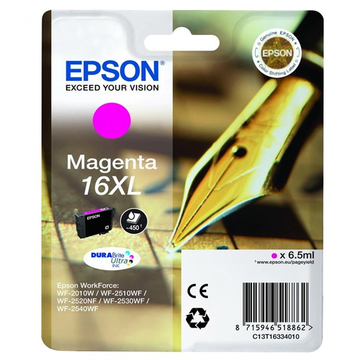 Epson 16XL (T1633) cartouche d'encre magenta haute volume (Original) 7 ml 450 pages Encres et toners