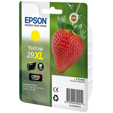 Epson 29XL (T2994) cartouche d'encre jaune haute volume (Original) 6,4 ml Encres et toners