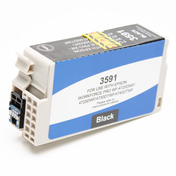 Epson 35XL (T3591) cartouche d'encre noir haute volume (compatible) Encres et toners