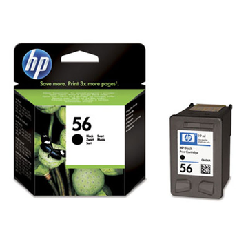 HP 56 (C6656AE) cartouche d'encre noir (Original) 19 ml Encres et toners