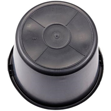Emmer 12 liter, zwart Hygiëne