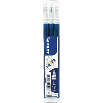 Pilot balpenvulling FriXion Ball/Clicker, blauw-zwart, etui van 3 stuks Balpennen en vullingen