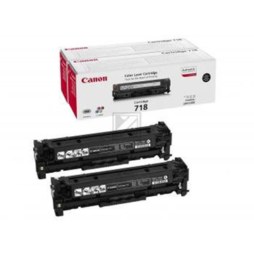 Canon 718 BK toner noir pack de 2 (Original) 2x 3400 pages Encres et toners