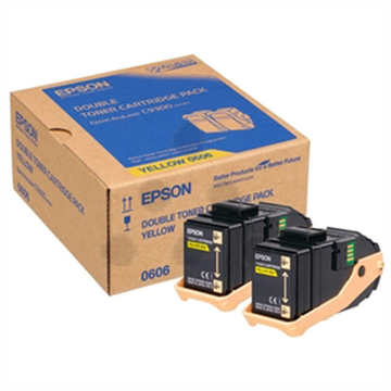 Epson S050606 toner jaune pack de 2 (Original) Encres et toners