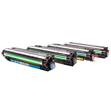 Compatible HP 307A PromoPack: Set: CE740A, CE741A, CE742A, CE743A: 1x4 couleurs CMYK (Compatible) Encres et toners