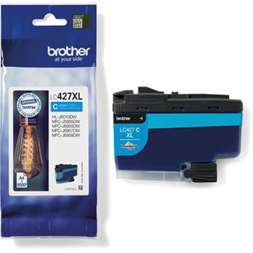 Brother LC427XLC cartouche d encre cyan, grande capacité (Original) 47 ml Encres et toners