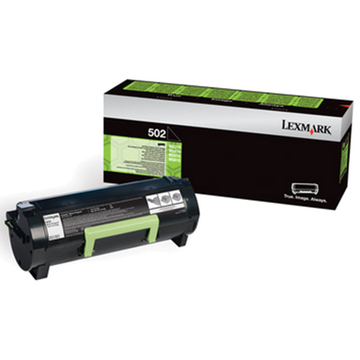 Lexmark 502 (50F2000) toner noir (Original) 1500 pages Encres et toners