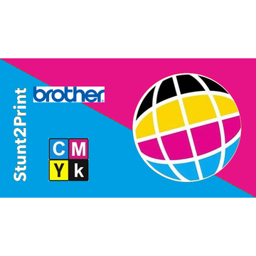 Brother LC3219 XL Stunt2Print Double Pack: 2x4 couleurs CMYK (Compatible) Encres et toners