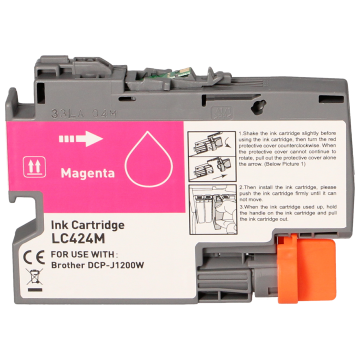 Brother LC424XL PromoPack Set: 1x4 couleurs CMYK (Compatible) Encres et toners
