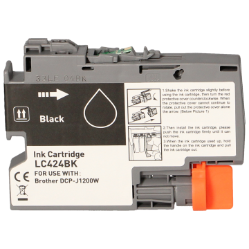 Brother LC424XLBK cartouche d encre noir (Compatible) 16ml Encres et toners