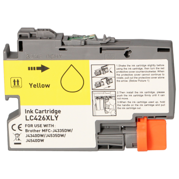 Brother LC426XLY cartouche d encre jaune (Compatible) 54 ml Encres et toners