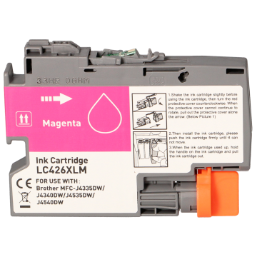 Brother LC426XLM cartouche d encre magenta (Compatible) 54 ml Encres et toners