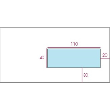 Gallery enveloppen ft 114 x 229 mm, venster rechts, stripsluiting, doos van 500 stuks Enveloppen