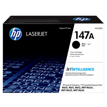 HP 147A (W1470A) toner noir (Original) 10.500 pag Encres et toners