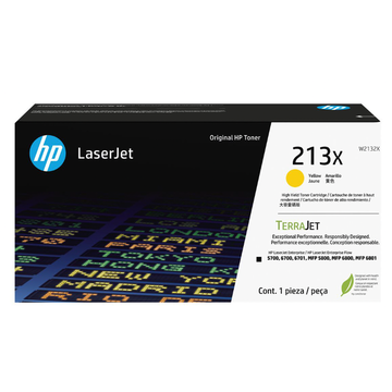 HP 213X (W2132X) toner jaune haut volume (Original) 6.000 pag Encres et toners